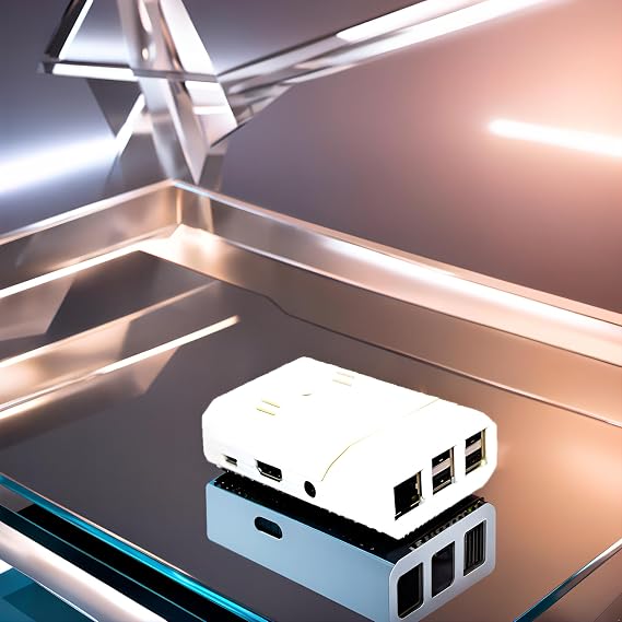 sb components PiShell White case: A Multi-Colored case for The Raspberry Pi 3 Model B+ and Camera (White)