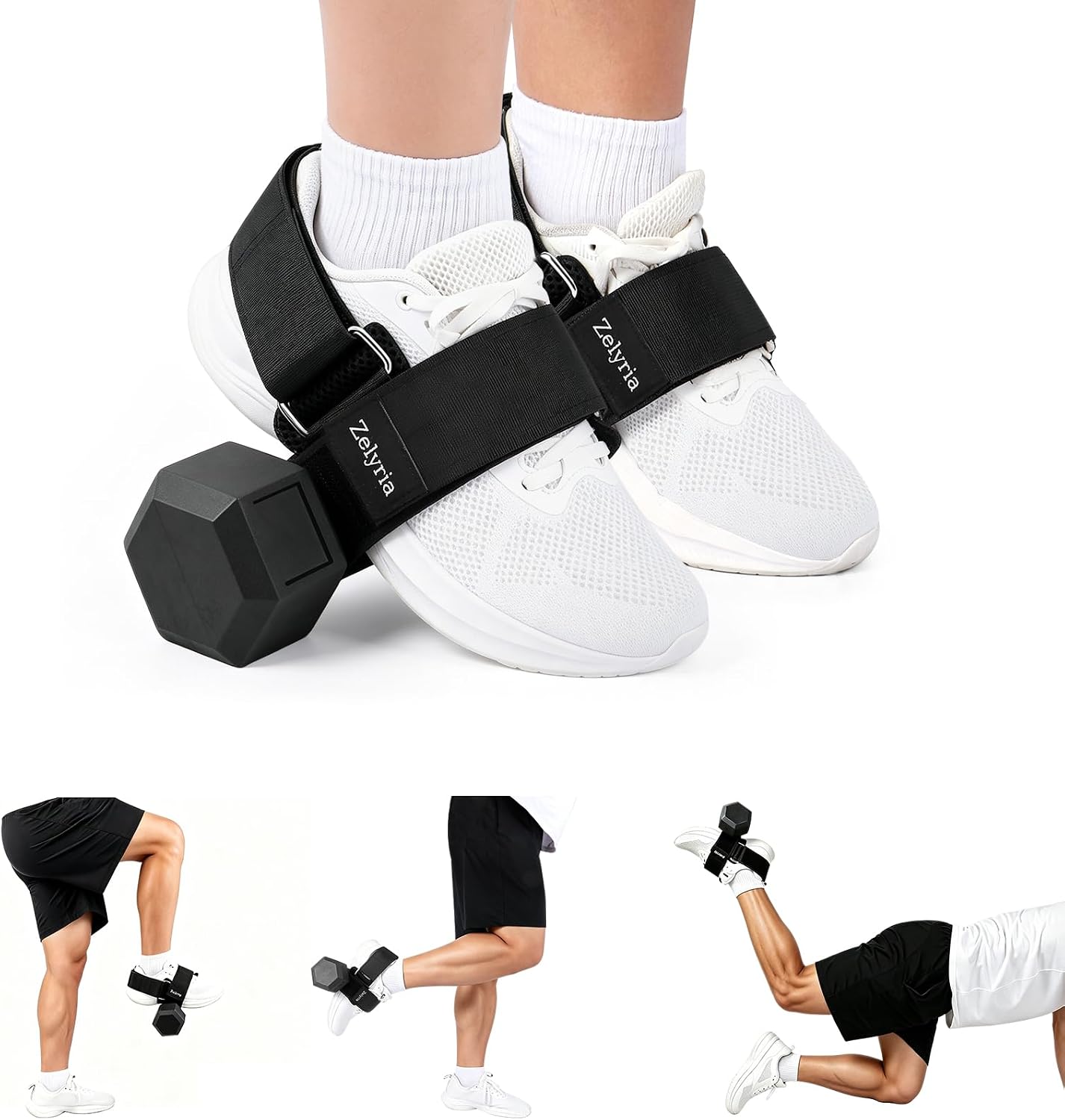 Dumbbell Foot Attachment for Leg & Tibialis Strength Training at Home