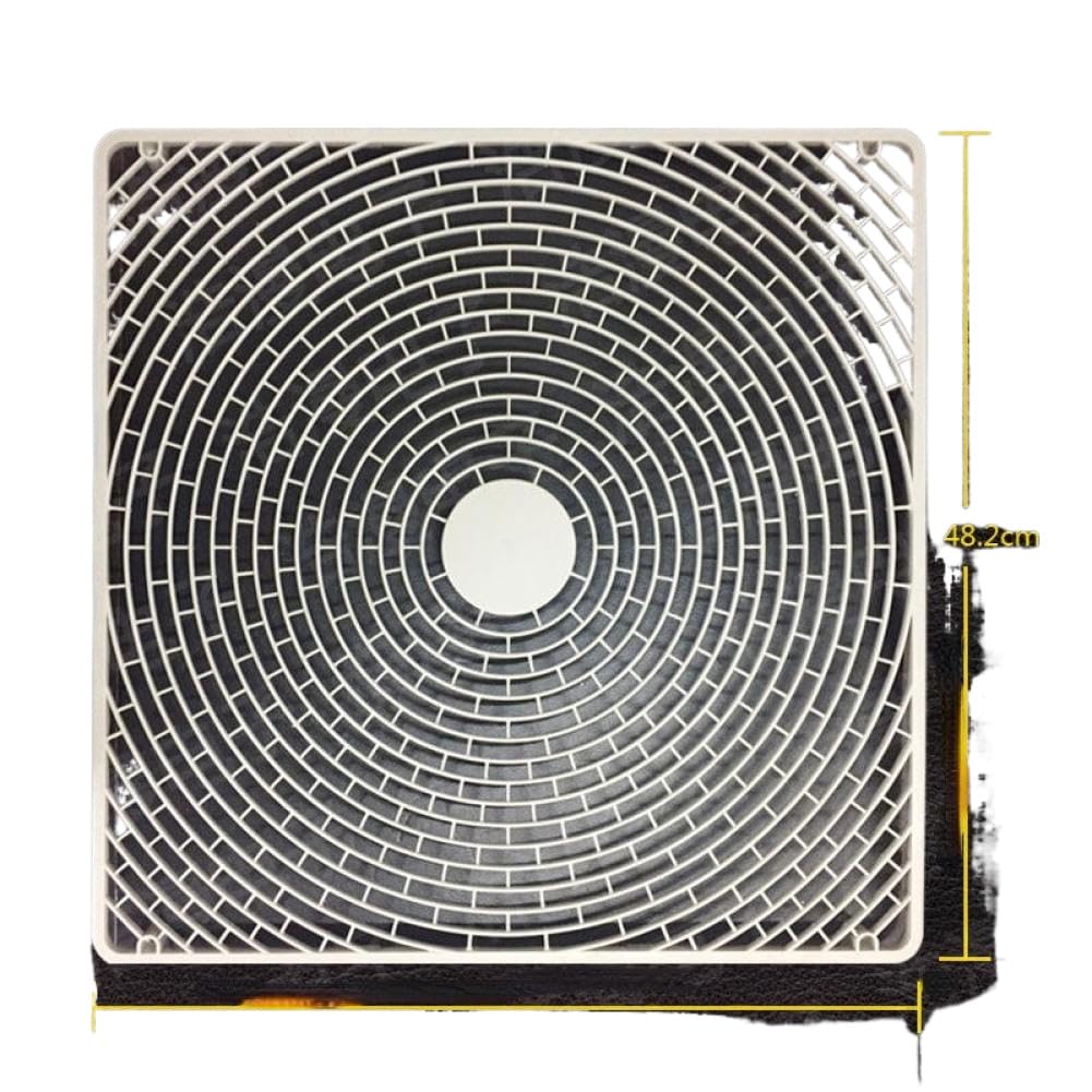 Uqgrtmrtz 1.5P-2P 48.2Cmx48 Grille For Outdoor Unit 1P 1.5P 2P Outlet Leaf Mesh Cover Compatible With Chigo Air Conditioner(1.5P-2P 48.2Cmx48)