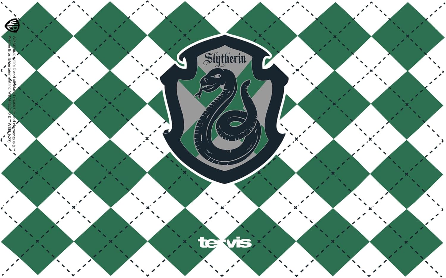 Tervis Harry Potter Slytherin Collection Made in USA Double Walled Insulated Tumbler Travel Cup Keeps Drinks Cold & Hot, 16oz - 4pk, Slytherin - Image 2