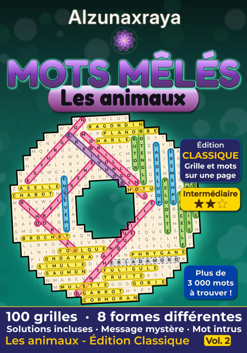 Mots Mêlés: Les animaux - Édition Classique - Intermédiaire