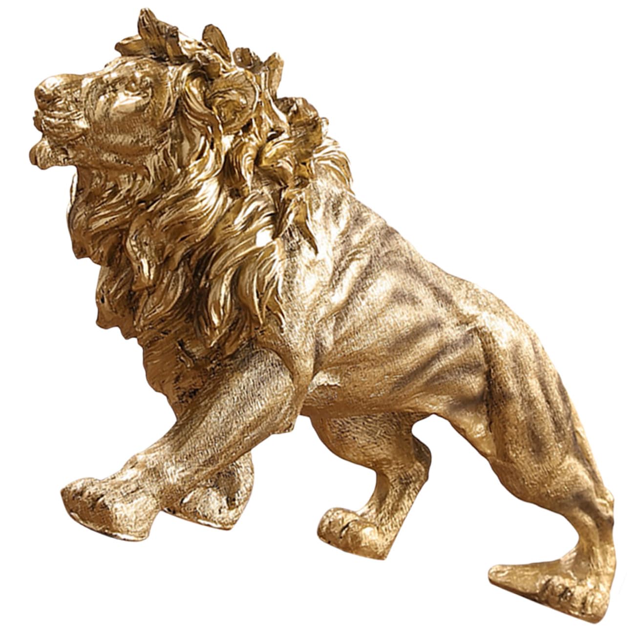 Sculpture de lionceau vintage, l'ornement créatif parfait à offrir pour le bureau