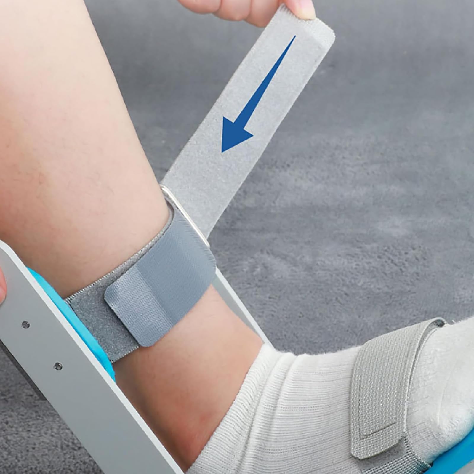 Knöchel-Rehabilitationstrainingsgerät, Professioneller Knöchel-Rehabilitationstrainer Mit Airbag, 5-Fach Einstellbar Und Maximaler Winkel 140°, All-Winkel-Übung Für Die Postoperative Pflege