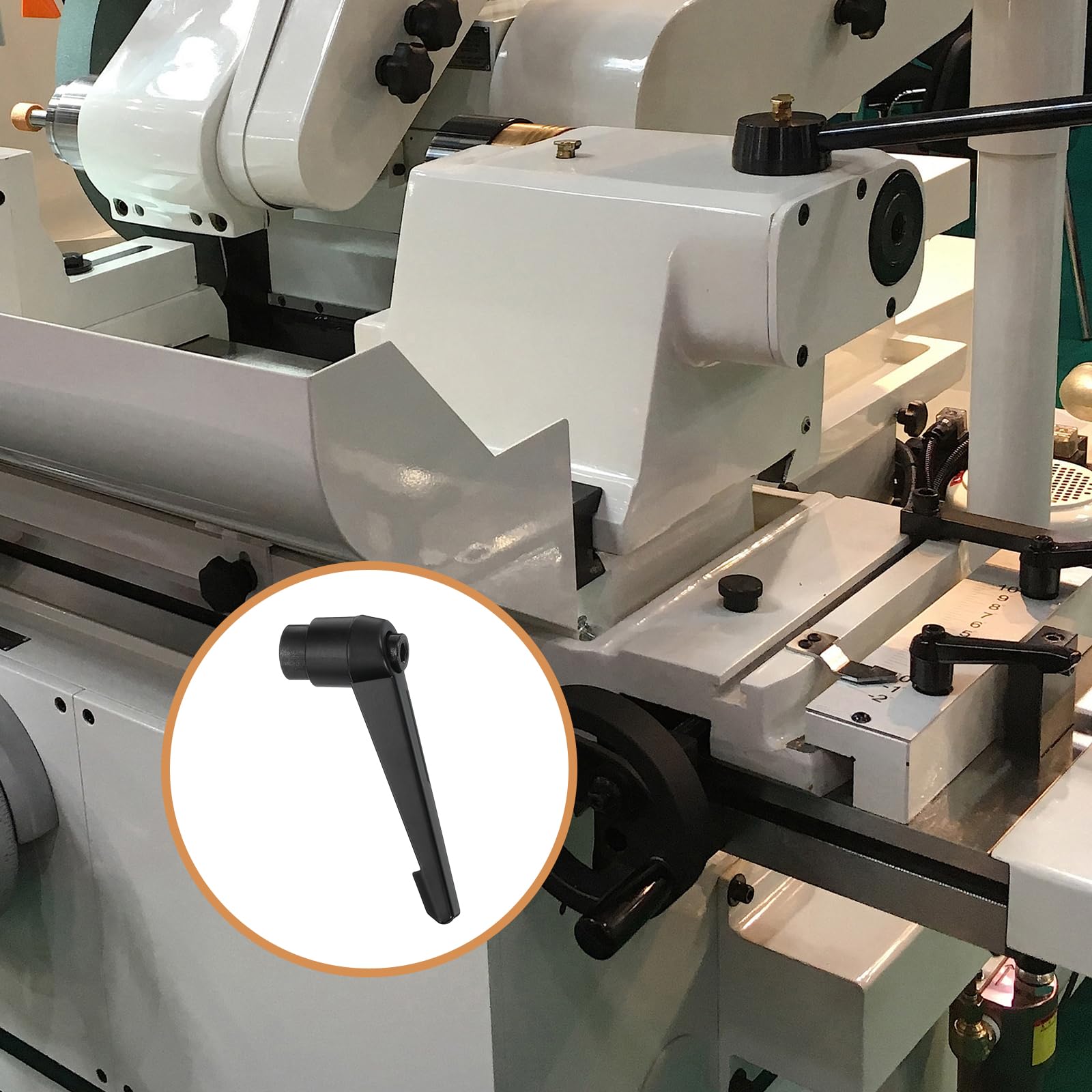 4 Maniglie A Leva Con Sgancio Rapido - Filettatura M12 X 60mm, Per Macchinari - Foto 10