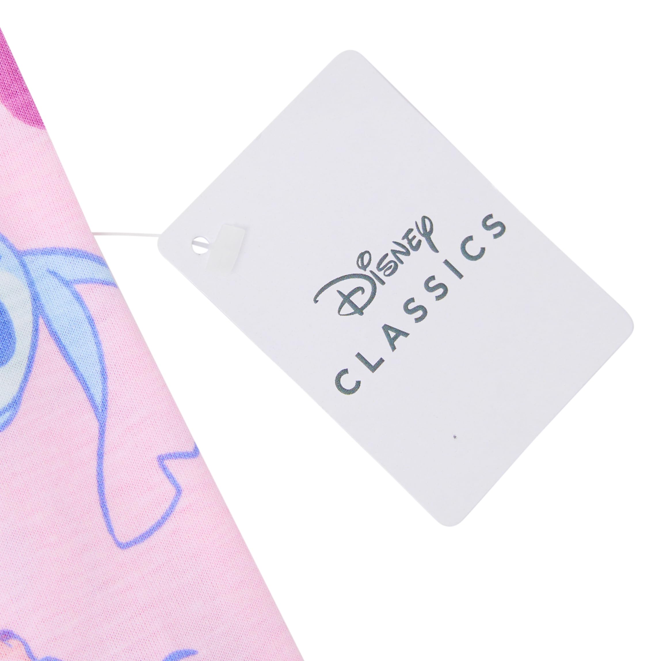 Disney Lilo & Stitch, Angel - Paquete de Tres Camisetas de Manga Larga 100% Algodón Peinado