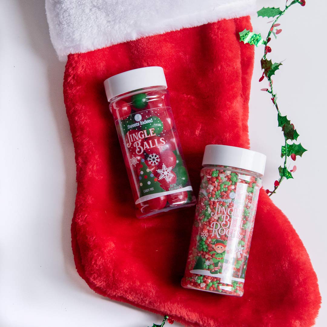 Sweets Indeed Christmas Candy Jingle Balls Fruit Sours 6.5 oz