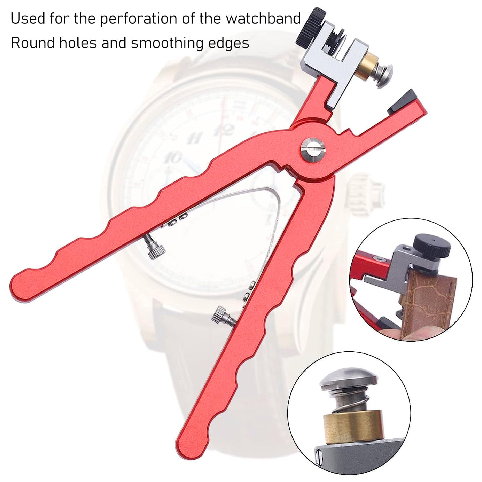 Punzone Per Pelle 0,8mm In Acciaio Al Carbonio - Per Forare Cinture, Orologi E Materiali Morbidi - Foto 8