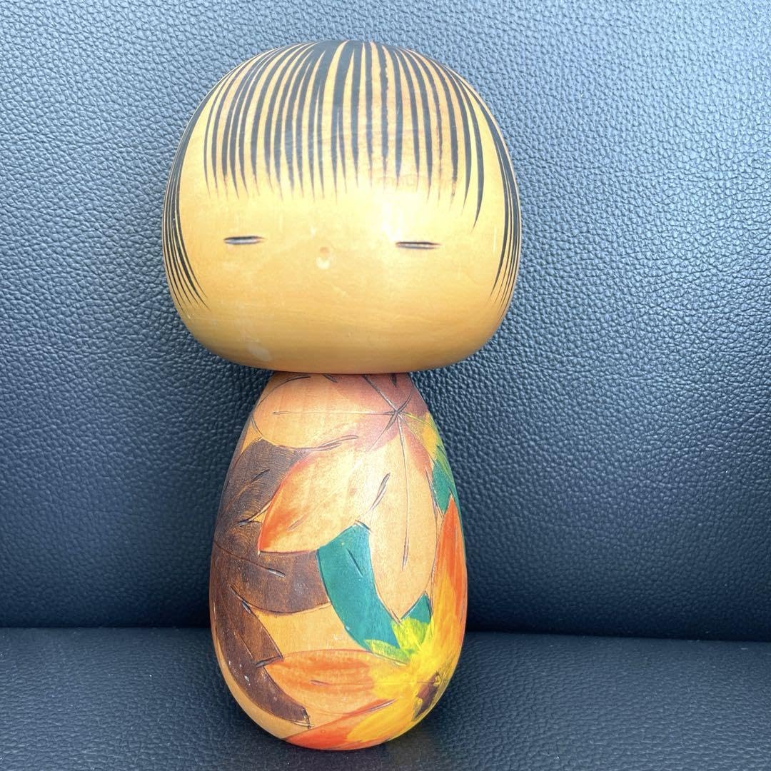 Amazon | こけし 川瀬祐志作 伝統芸能 工芸美術 創作こけし 近代こけし 