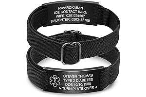Personalized Medical Alert Bracelet for Men
