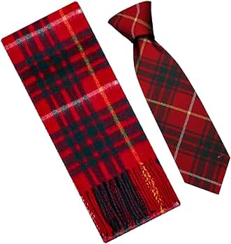 MARCEL LASSANCE タータンチェック柄ネクタイ　SCOTLAND製 MARCEL LASSANCE タータンチェック柄ネクタイSCOTLAND製