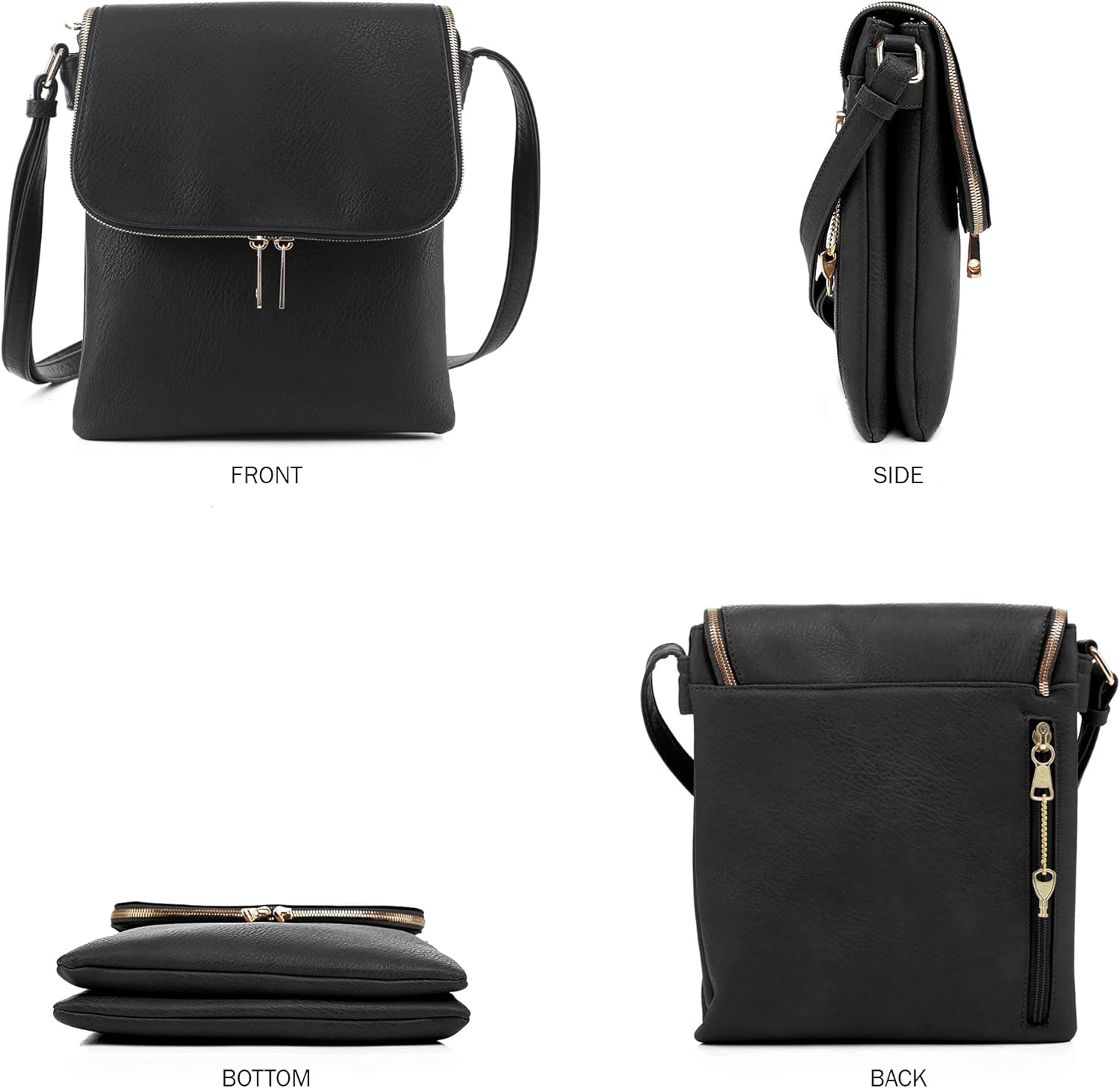 JESSIE & JAMES Cheyanne Concealed Carry Crossbody Bag with Lock and Key - Image 3