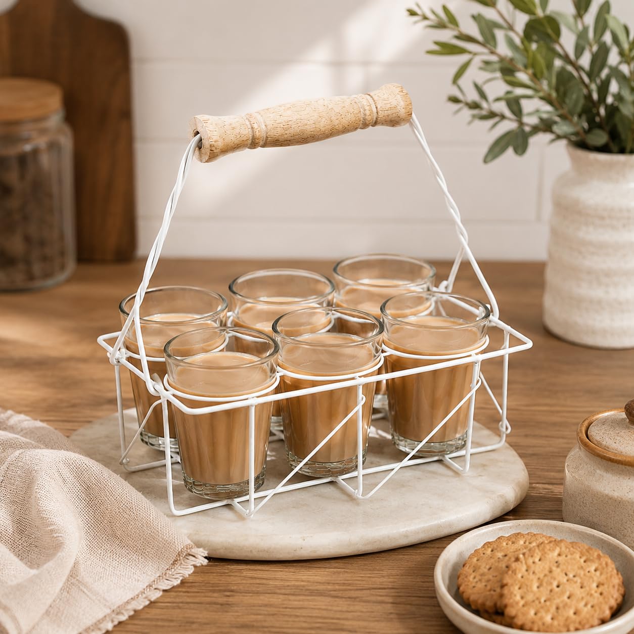 Cutting Chai Glasses Set - 6 Premium Cups -3 Cutting Chai Glasses Set - 6 Premium Cups -3