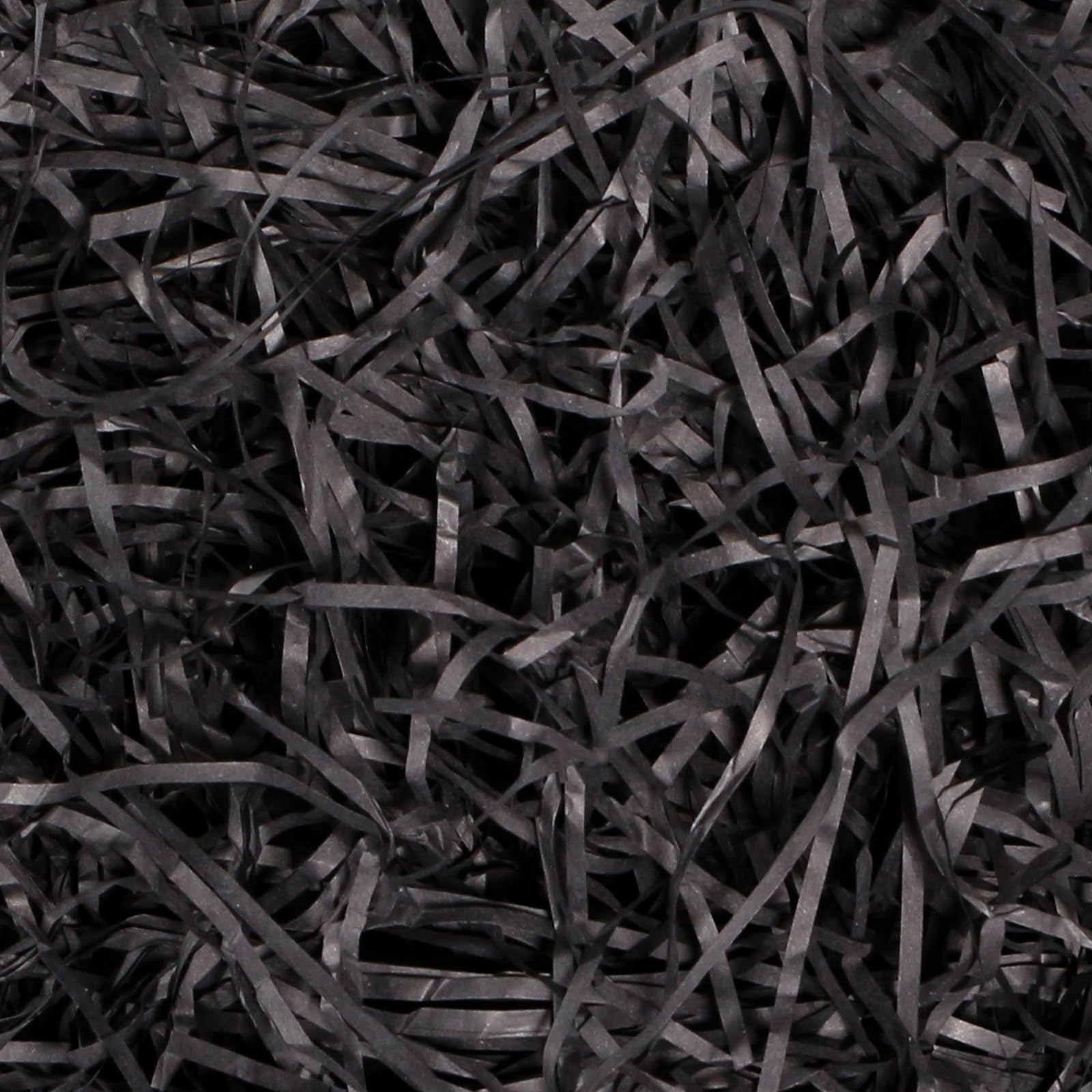 Geukmun 100g Black Shredded Tissue Paper for Gift Boxes & Hampers, Soft Hamper Filling Packaging Filler, Shreds Stuffing Paper for Baby Shower Birthday Party Basket Filler