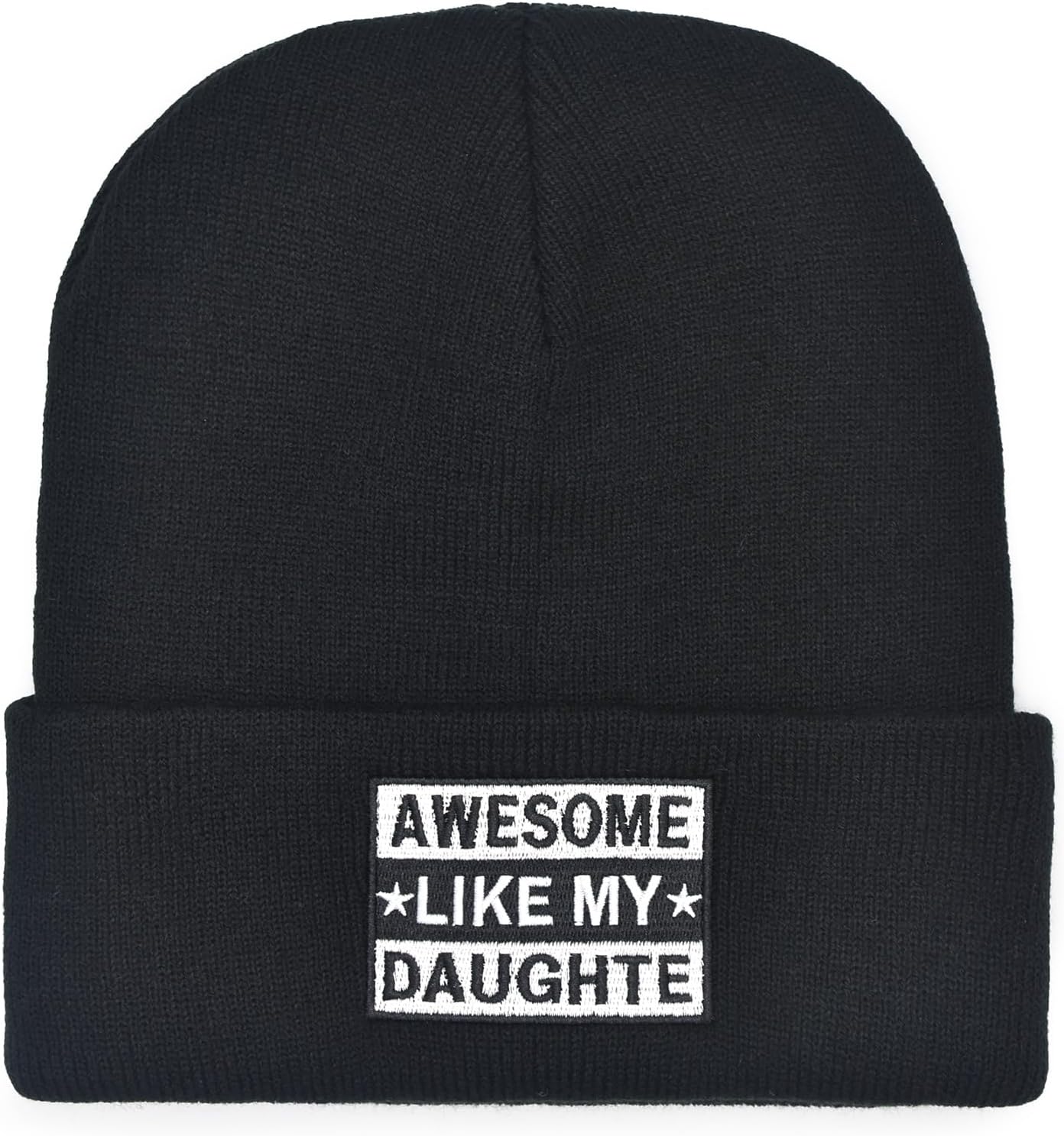 Funny Father Beanies for Daddy Gifts for Dad from Daughter Dad Beanie Fathers Day Birthday Gift - Image 3