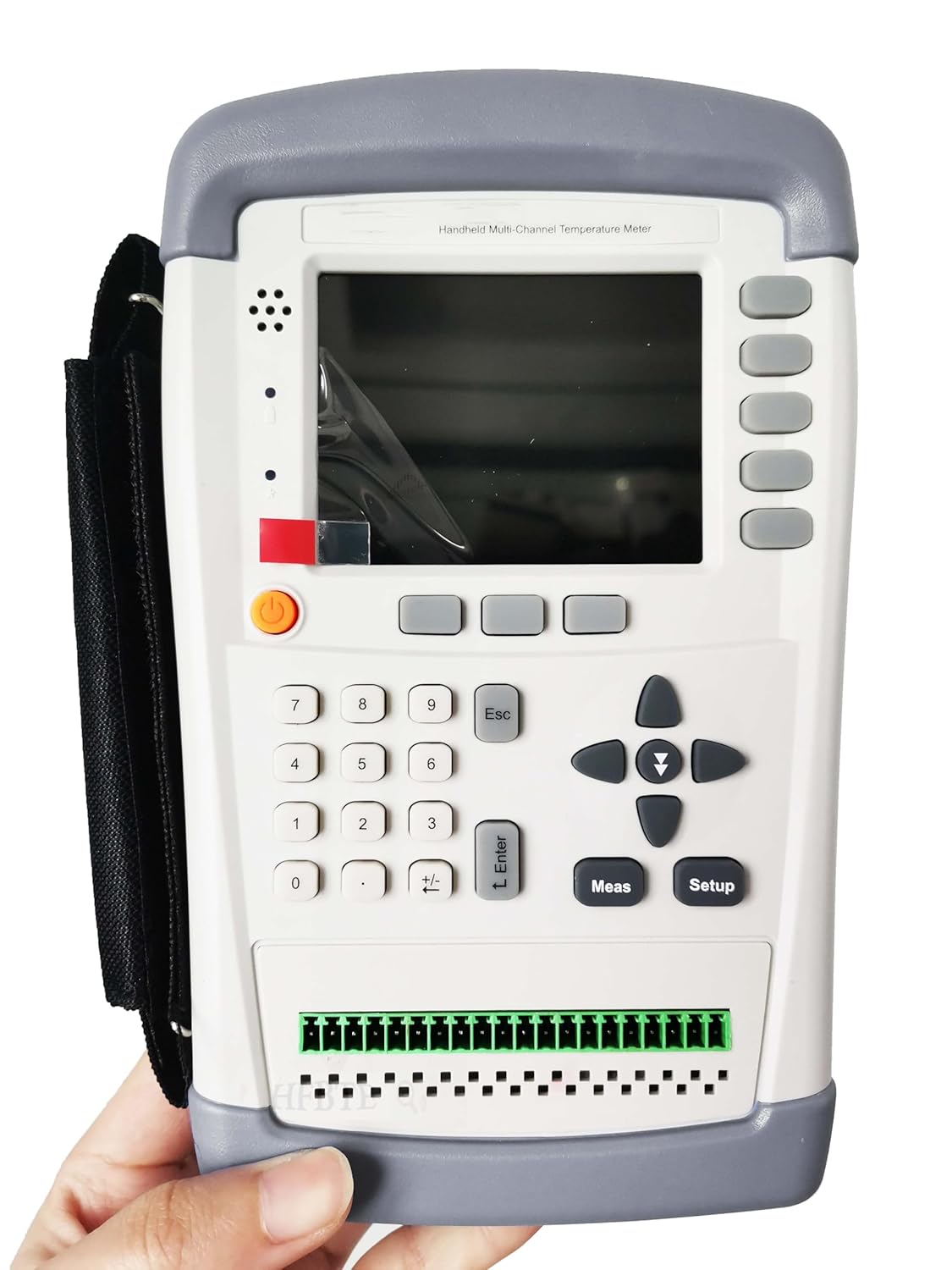 Multi-Channel Temperature Recorder Portable Sixteen Channel Thermocouple Thermometer with 16 Channel Thermocouple J/K/T/E/S/N/B/R USB Interface Rechargeable Battery Range -200℃ to 1800℃/0.1℃