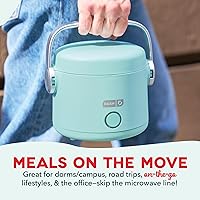 Vista 6 de DASH Hot2Go™ Calentador de alimentos personal (20 onzas) - Aqua