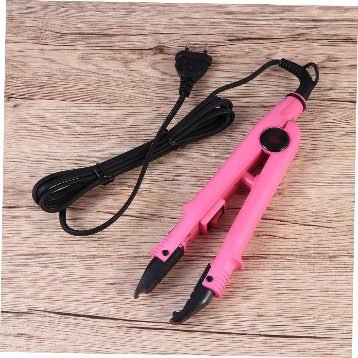 Connecteur Capillaire Rose à Température Constante LED, Fer à Souder pour Extensions de Cheveux, Chauffage Rapide, ABS et Fer, 1 Pièce