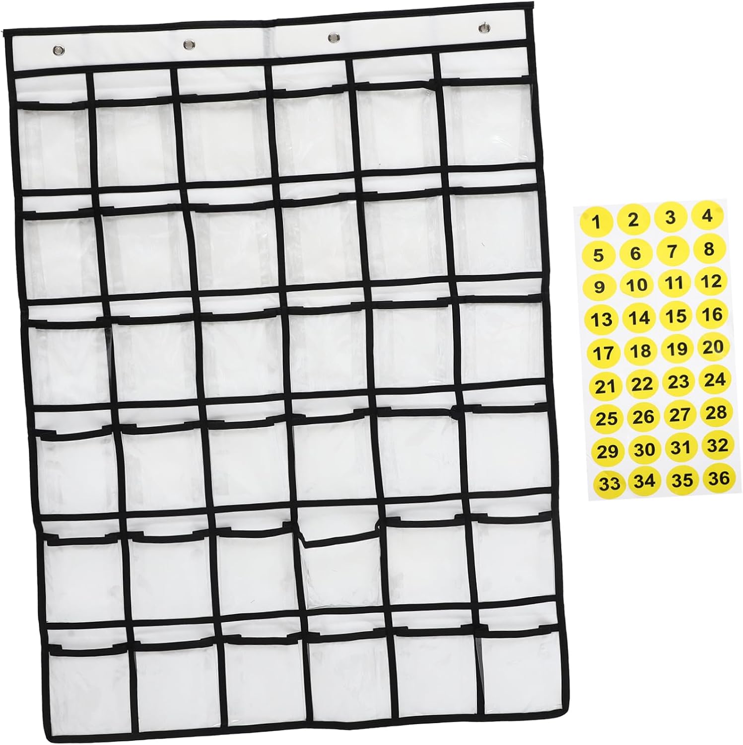 36grids Classroom Over Door Phone Organizer Wall Hanging Storage Bag for Cell Phones and Supplies Design for Classrooms Libraries and Offices