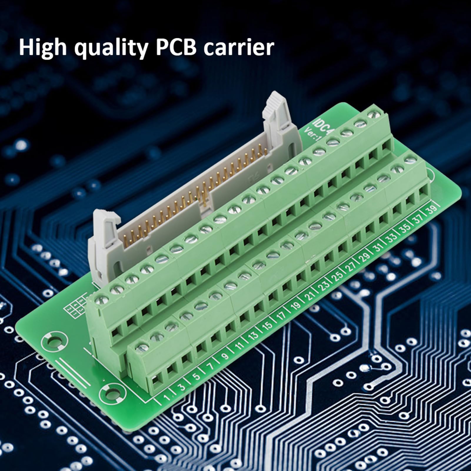 En-tête Mâle IDC 40Pin, Connecteur My2N Carte de Dérivation Connecteur de Bornier Interface Plc avec Support