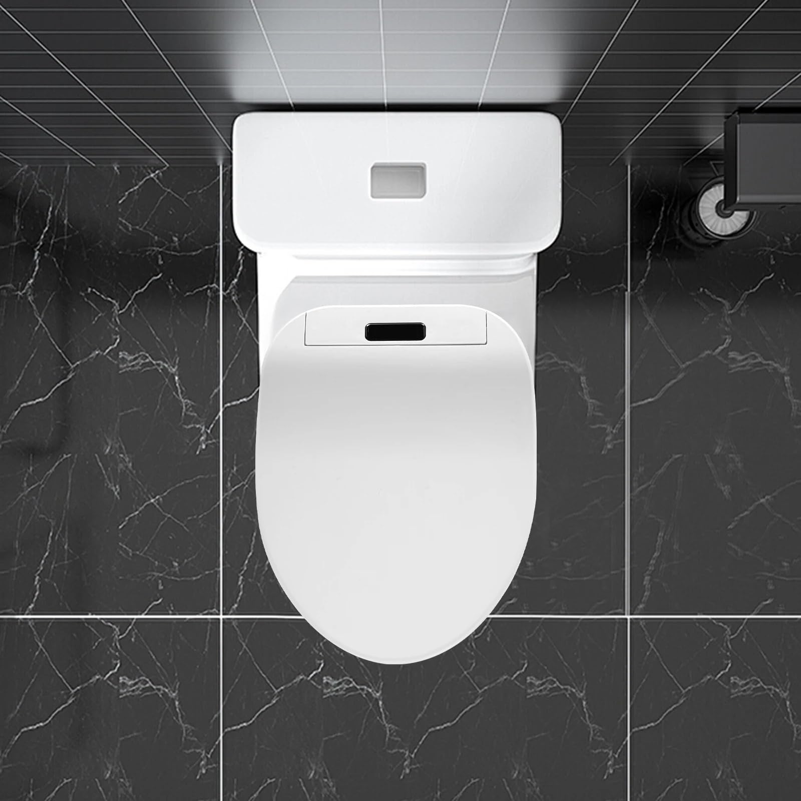 Sedile WC Bidet A Forma Di V Da 1000 W Con Luce LED E Telecomando Elettrico Impermeabile Robusto E Confortevole