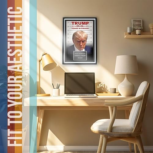 Miniatura 4 de Póster de policía de Donald Trump Mugshot  DJT Trump 2024 divertido póster presidencial meme  Póster sin marco de 12 x 18 pulgadas  Póster premium
