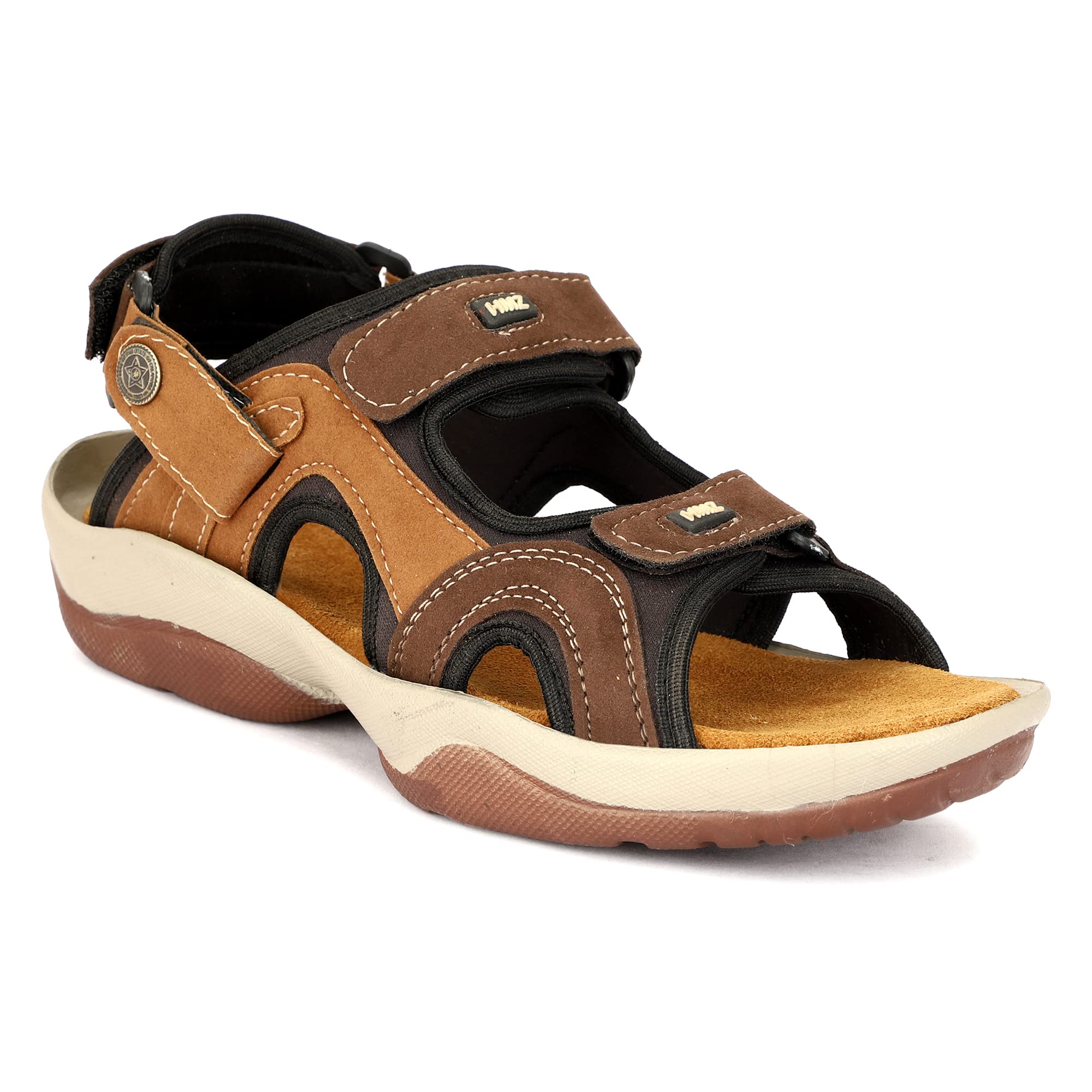 FAV SHOES Exquisite Tan Leather Sandals - A Perfect Blend of Luxury and Comfort (B0C4NTKPVF) Amazon Price History, Amazon Price Tracker