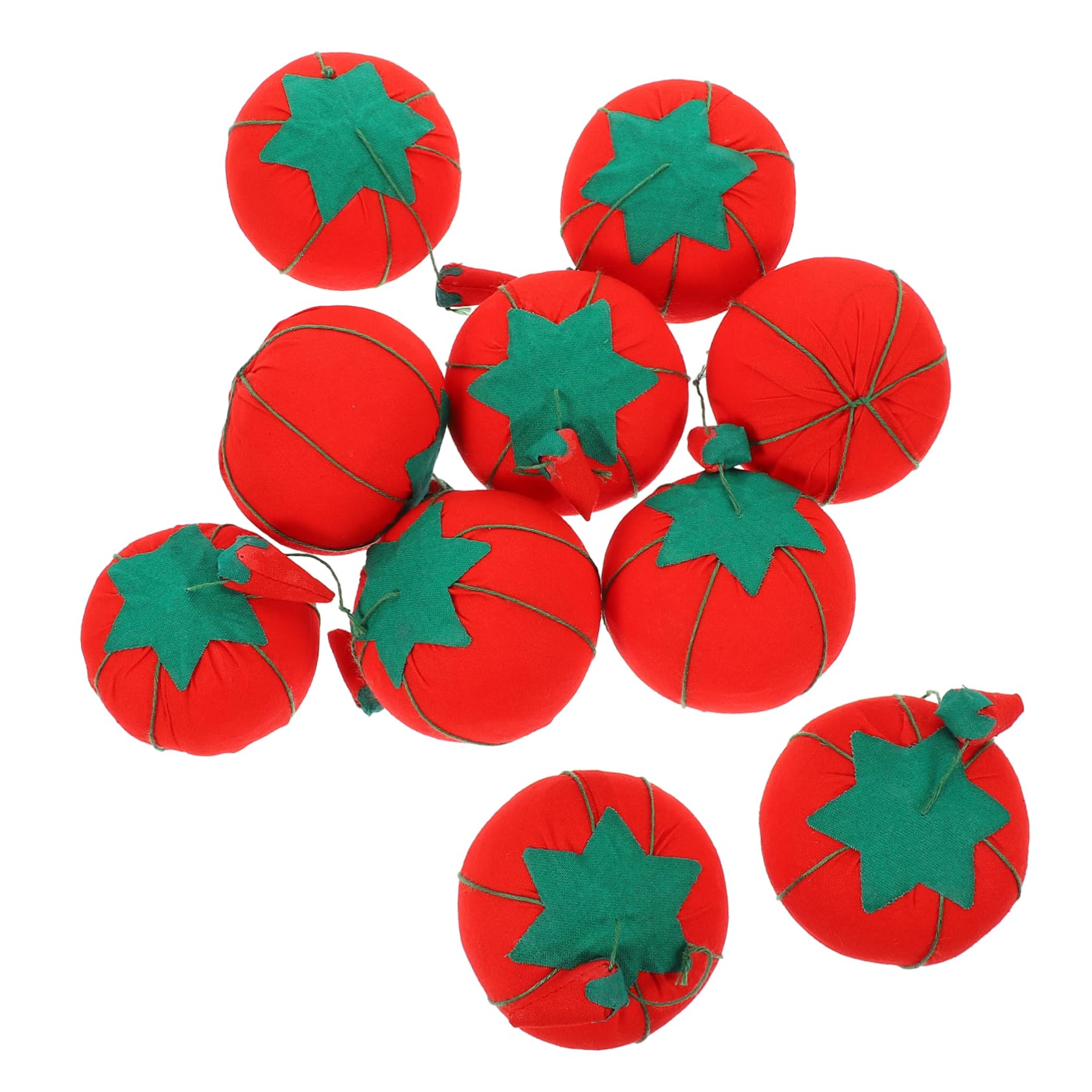 Alipis 50piezas Almohadilla Para Agujas Forma De Tomate Pequeña y Accesorio De Costura Conveniente Para Manualidades y Quilting