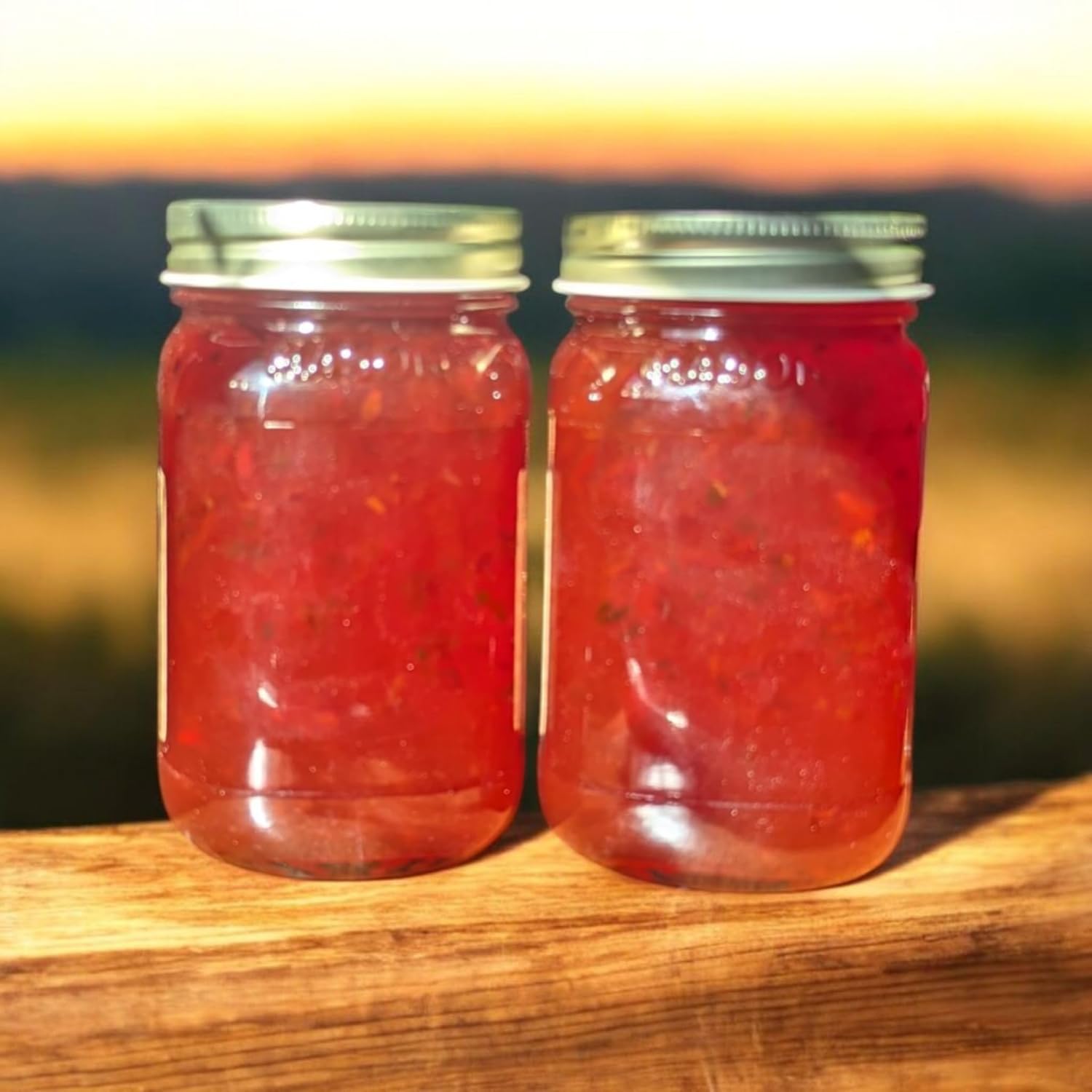 The Dutch Kettle Amish Homemade Jam & Jelly – Two Pack (18 oz Jars) – Non-GMO, Preservative-Free, Traditional Recipe – Multiple Flavors Available (Hot Jalapeno Pepper Jelly)