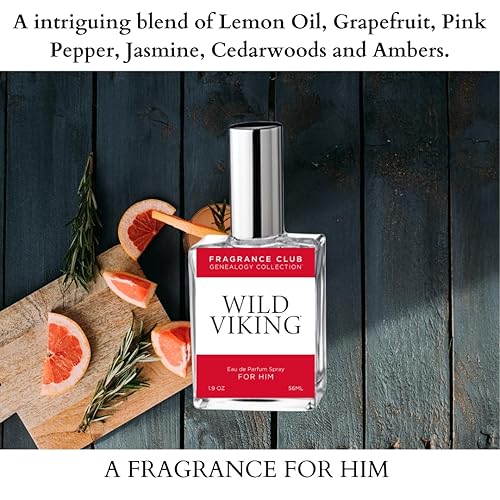 Miniatura 3 de Fragrance Club Genealogy Collection Inspirada en Viking 1.7 oz. EDP, Fragancia para hombre. Nuestra versión es una fragancia clásica y sofisticada.
