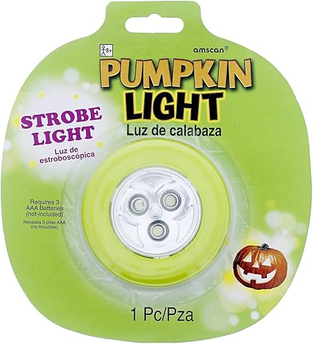 Luz estroboscópica de calabaza