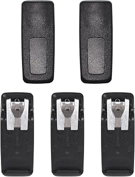Belt Clip Compatible for Motorola APX1000 APX4000 XPR3300e XPR3300 XPR3500e XPR3500 XPR7350e XPR7550e XPR7580e XPR7350 XPR7550 XPR6550 XPR6580 Radio PMLN4651 PMLN4651A 5 Pack