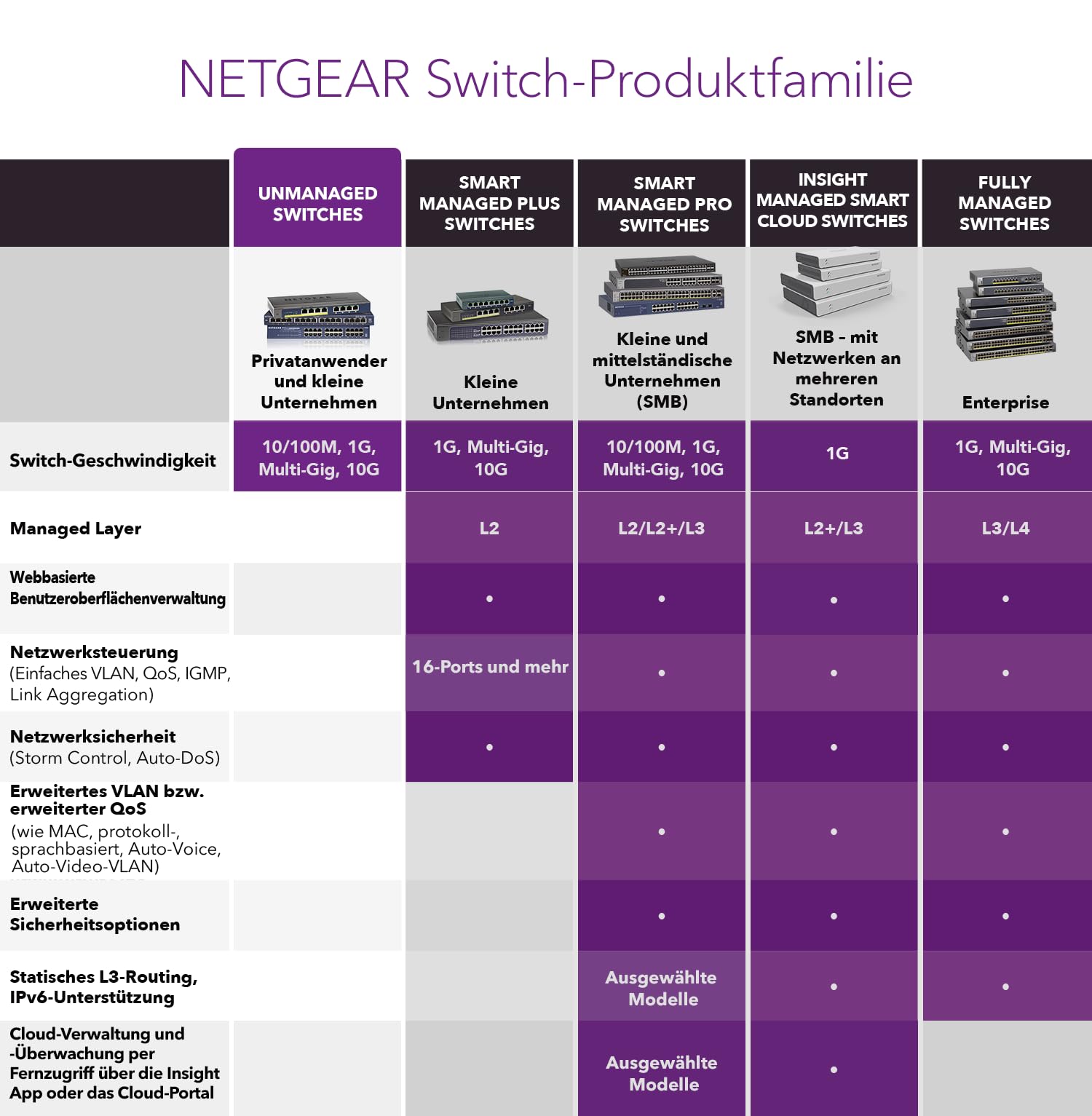 Netgear GS516PP 16 Port Gigabit Ethernet LAN PoE Switch (16x PoE+ 260W, Plug-and-Play Netzwerk Switch, Desktop oder 19 Zoll Rack-Montage, ProSAFE Lifetime-Garantie)