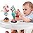 iPlay, iLearn Baby Rattles Set, Infant High Chair Toys W/Suction Cup, Grab N Spin, Interactive Development Baby Tray Toy, Newborn Gifts for 6, 9, 12, 18, 24 Months, 1 2 Year Olds, Boys Girls Kids