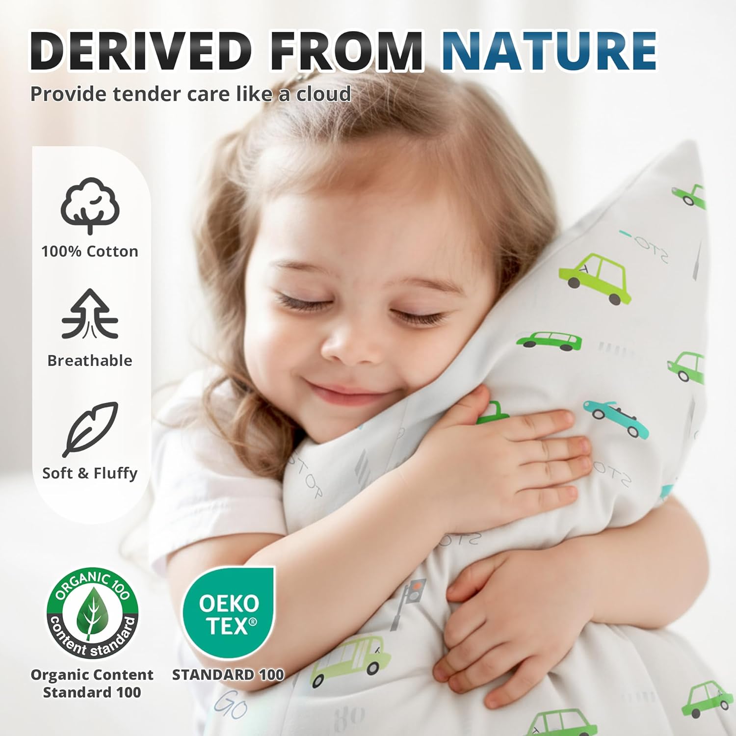 BlueWood Cushion for Climbing Arch, Montessori Philosophy Soft and Non-Slip Pillow for Kids, Pikler Cushion for Reading, Playing, Games, Parties (Car)