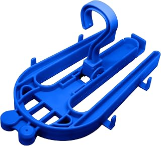 Drysuit Hanger for Wetsuit and Regulator - Multi-Purpose, Anti-Slip, Heavy Duty PP Plastic - for Diving Gear and Outdoor Activities (Blue)