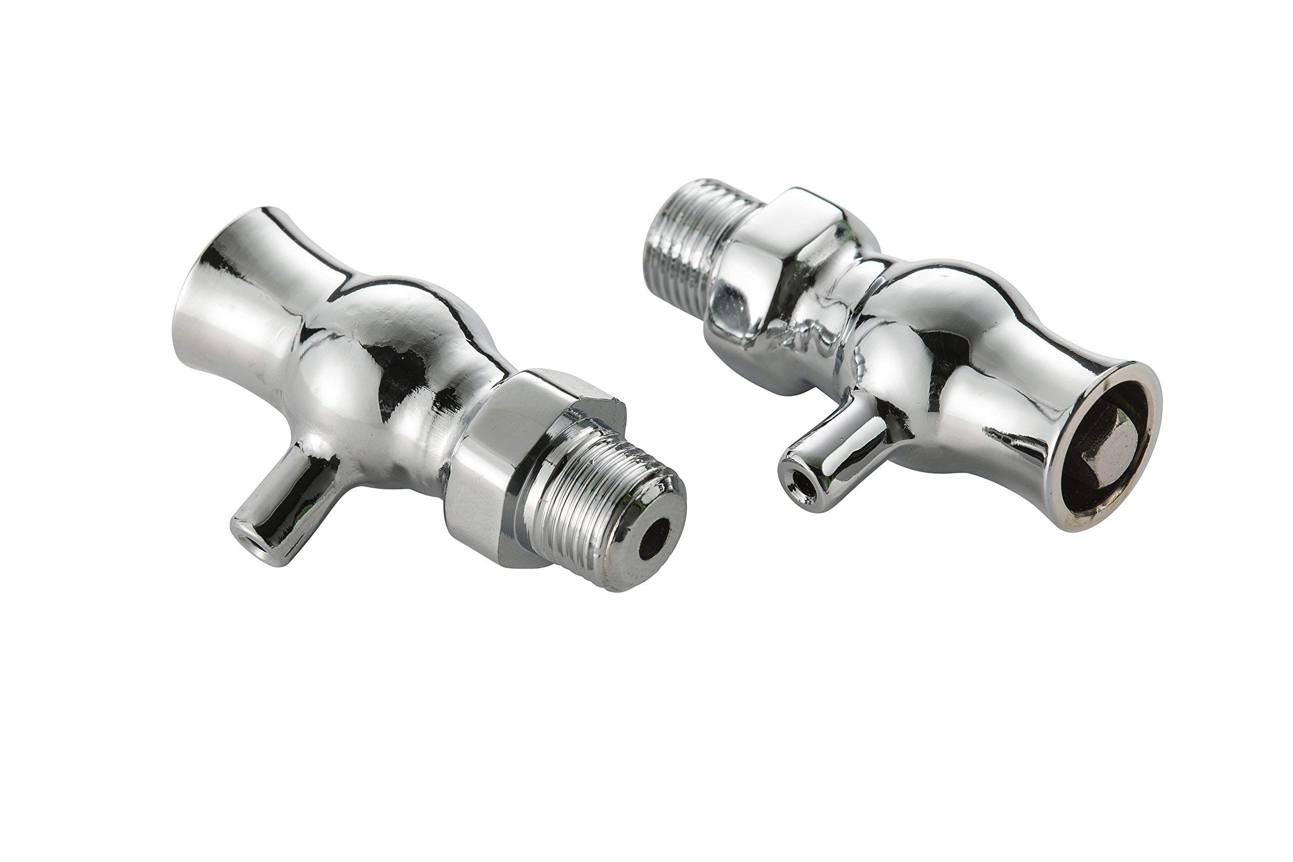 Arroll Polished Nickel Luxury Radiator Bleeder Valve (Polished Nickel)