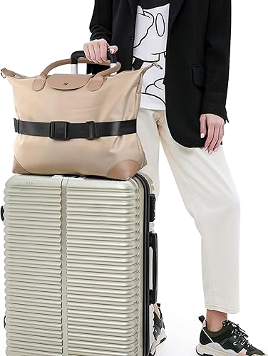 Miniatura 3 de Travel Inspira Cinturón de viaje magnético de liberación rápida para correa de equipaje, manos libres, aligera la carga, asegura múltiples bolsas,