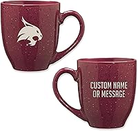 Vista 26 de Rico Industries NCAA UCLA Bruins Royal Blue - Taza de café de cerámica moteada grabada con láser de 16 onzas