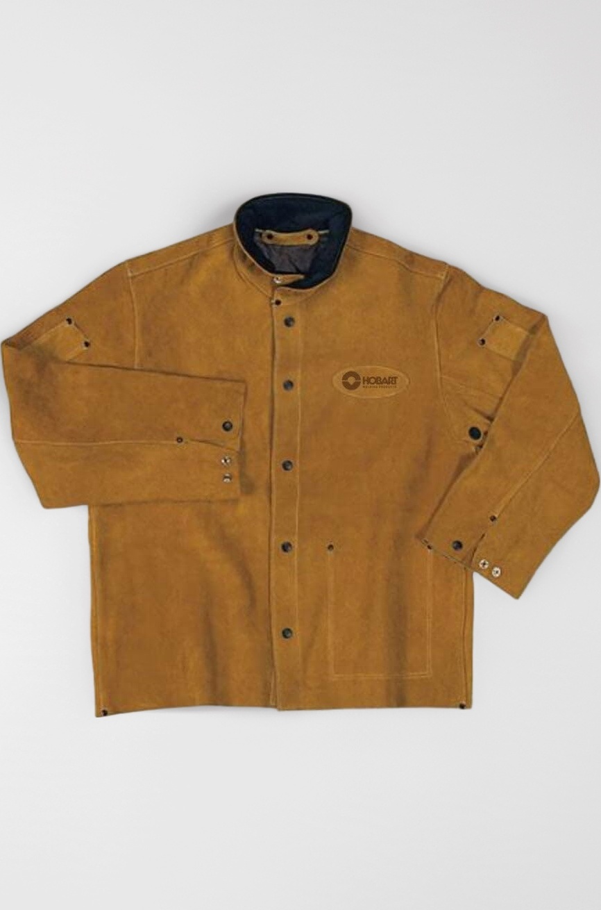 Unisex Adult Heavy protective work jackets, Brown, Large