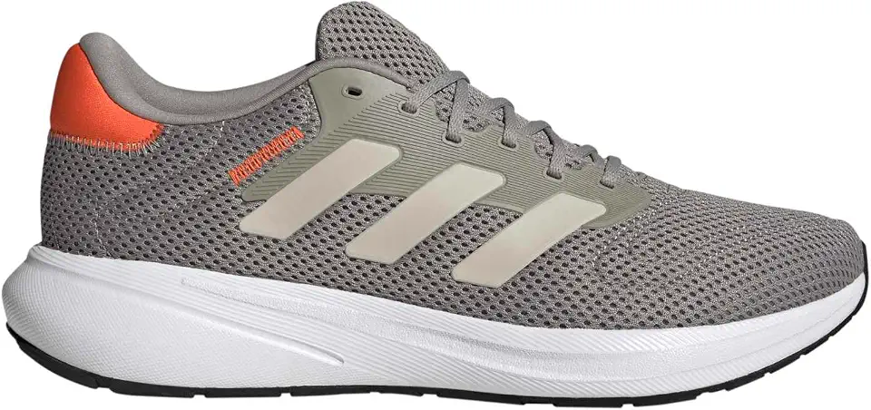 Tênis Adidas Response Runner Verde Cáqui e Laranja - Masculino