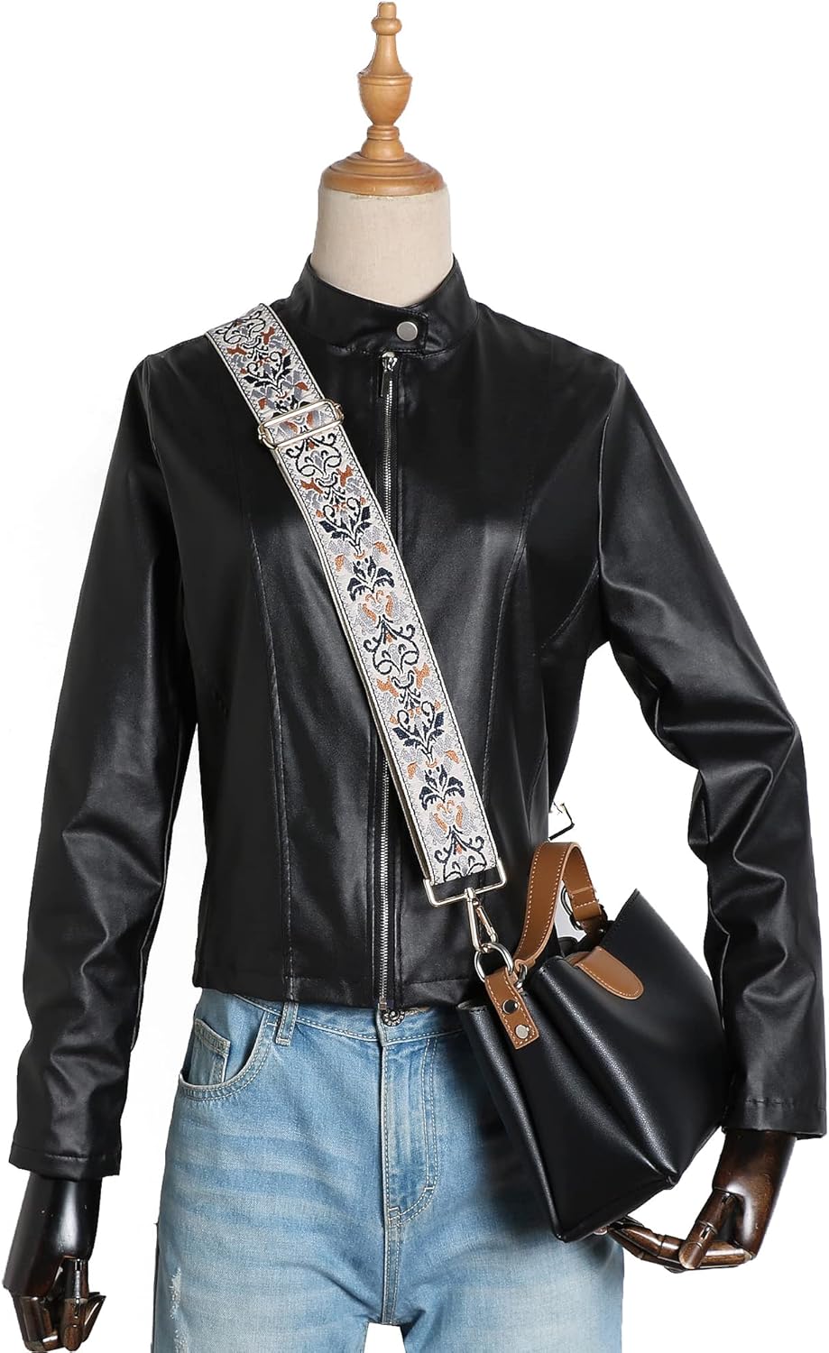 S-Jacorry Purse Strap Replacement Crossbody Wide Shoulder Strap Adjustable Canvas Straps Handbag Strap Replacement Belts - Image 5