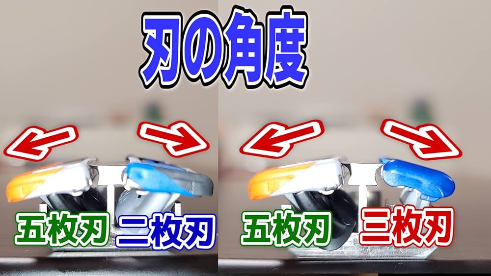 京さんのカミソリ　Razorkyo 5枚刃ホルダー　Gillette　理容 最新型 【京さんのカミソリ Razor Kyo スリム】右利き専用 理容