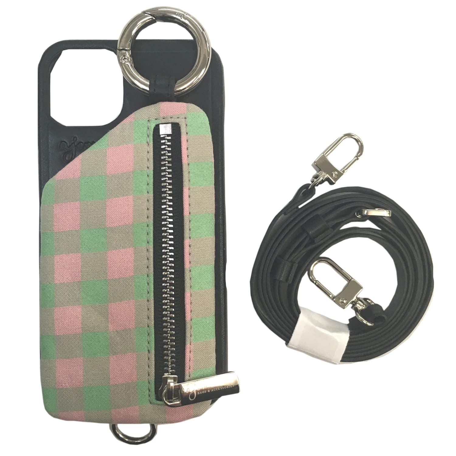 Amazon.co.jp: ajew(エジュー) スマホケース cadenas check leather