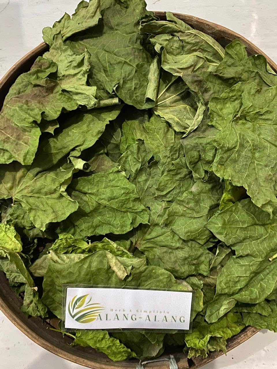 Daun Jarak Pagar - Jatropha curcas leaf Dried Leaf (30 gram)