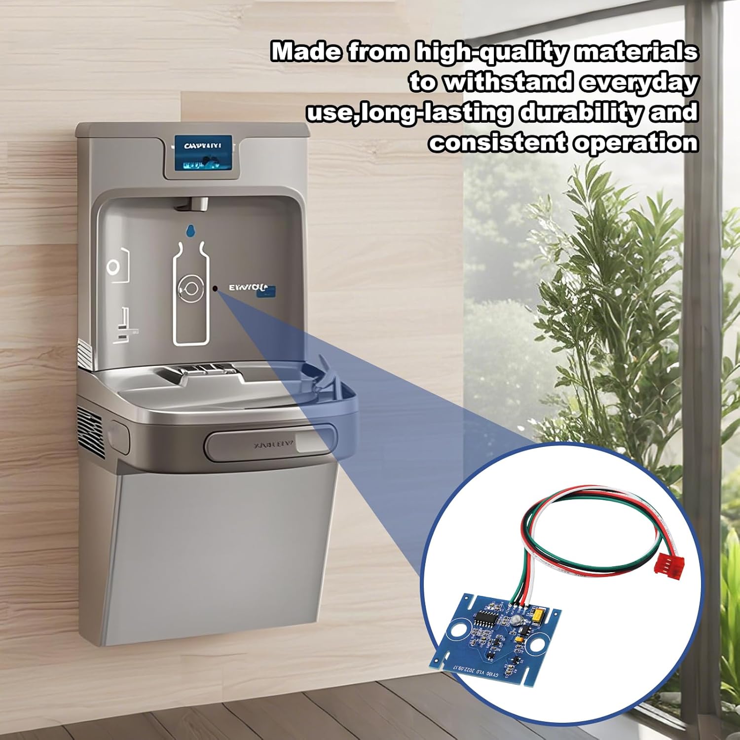 98544C Kit for Elkay EZ H2O Sensor,Halsey Taylor HydroBoost Water Bottle Sensor for elkay Water Fountain,Replaced on The Fountain 56328C, Replacement for 98532c Parts Thermostat