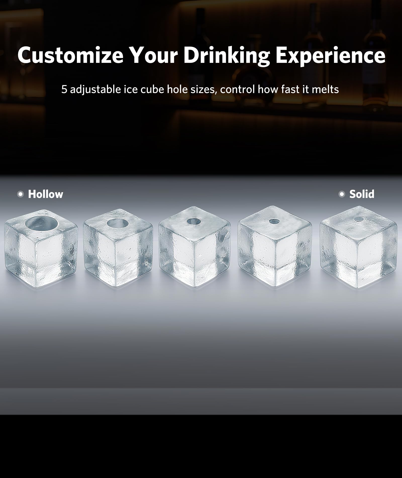 Amazon.com: Electactic Crystal Clear Cubic Ice Makers Countertop