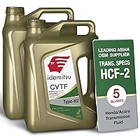 Vista 12 de Idemitsu CVT - Fluido de transmisión HCF-2, aceite de transmisión tipo H2 para transmisiones continuamente variables Honda (1 cuarto de galón)