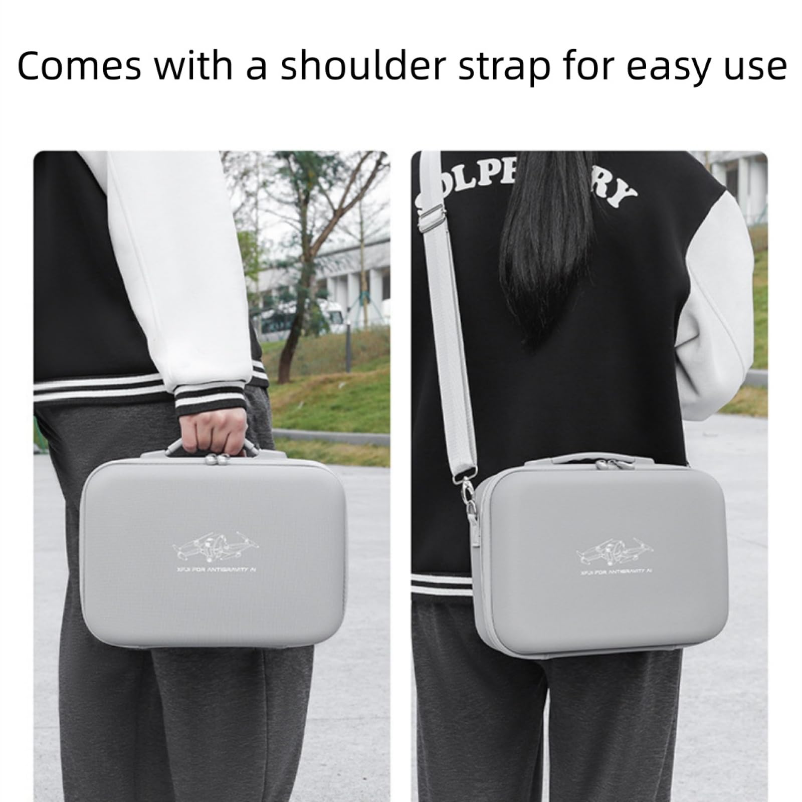 Custodia da viaggio per Antigravity A1, accessori per droni Custodia rigida in PU Organizer da trasporto Custodia a tracolla (Versione standard)