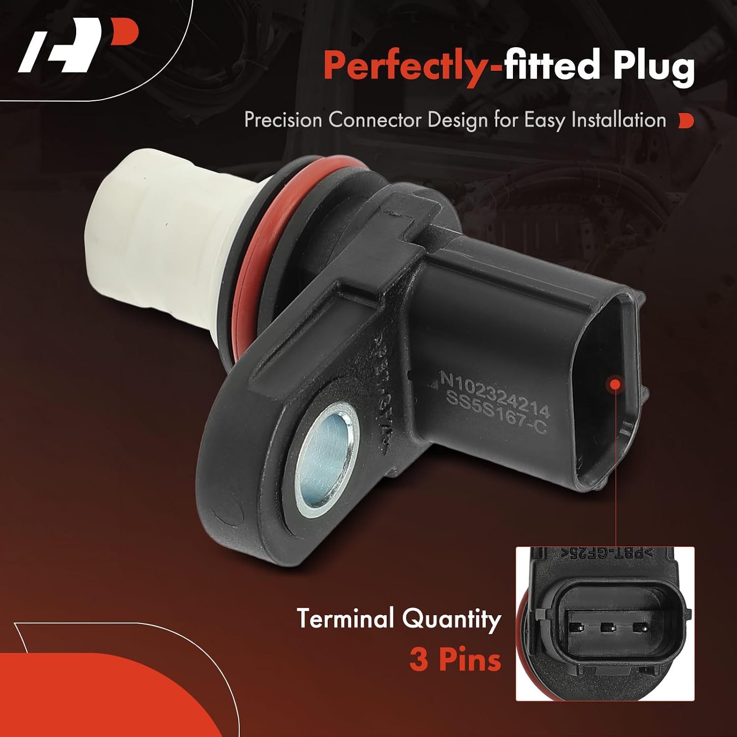 A-Premium Transmission Speed Sensor Output for Honda Civic 2014-2015, Fit 2015-2019, HR-V HRV 2016 2018-2020, 1.5L 1.8L