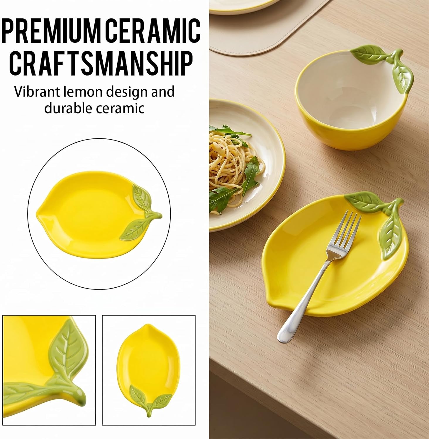 Lemon Spoon Rest, Lemon Spoon Rest for Kitchen Counter, Stove Top